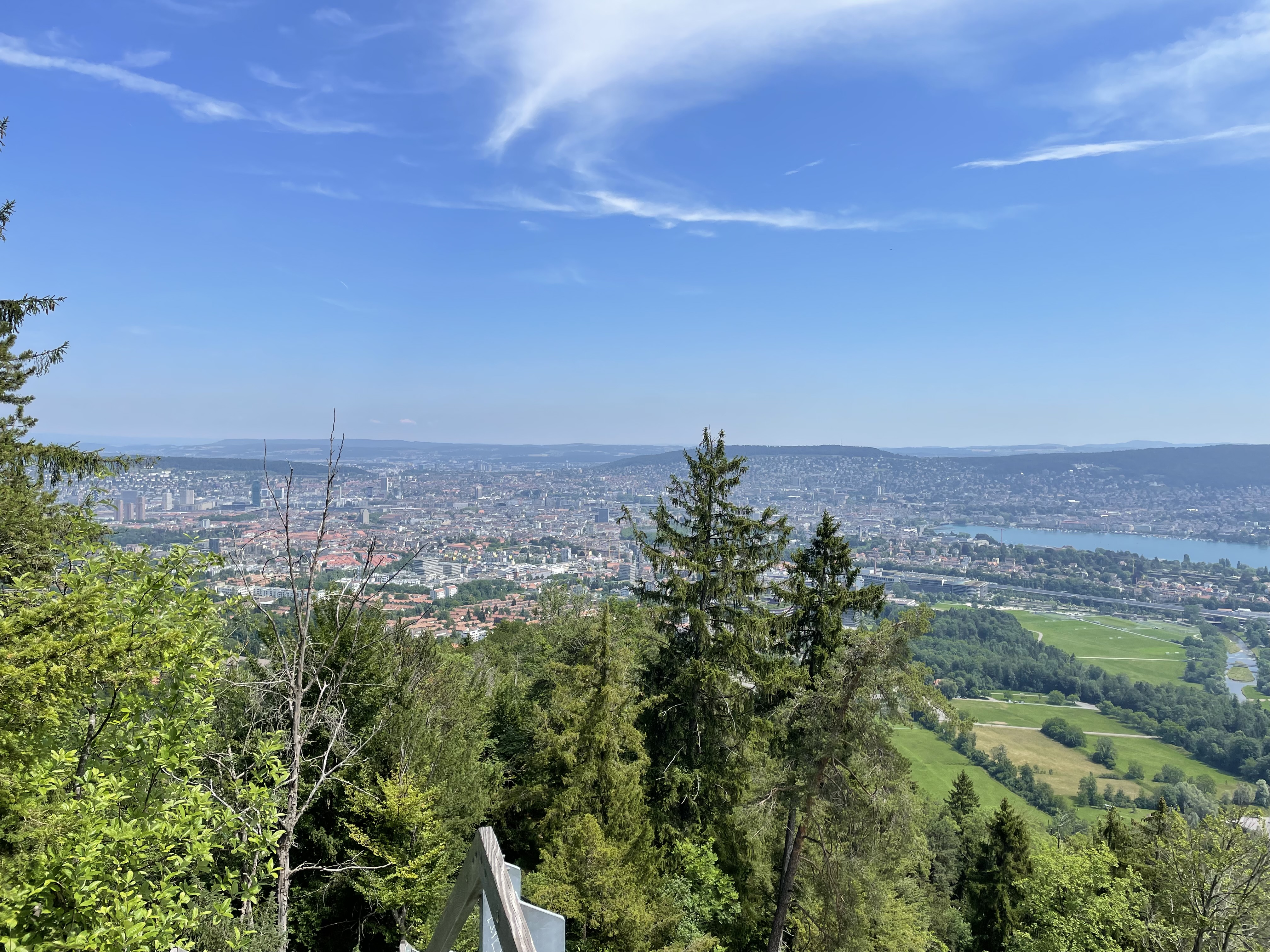 Swiss lake panorama