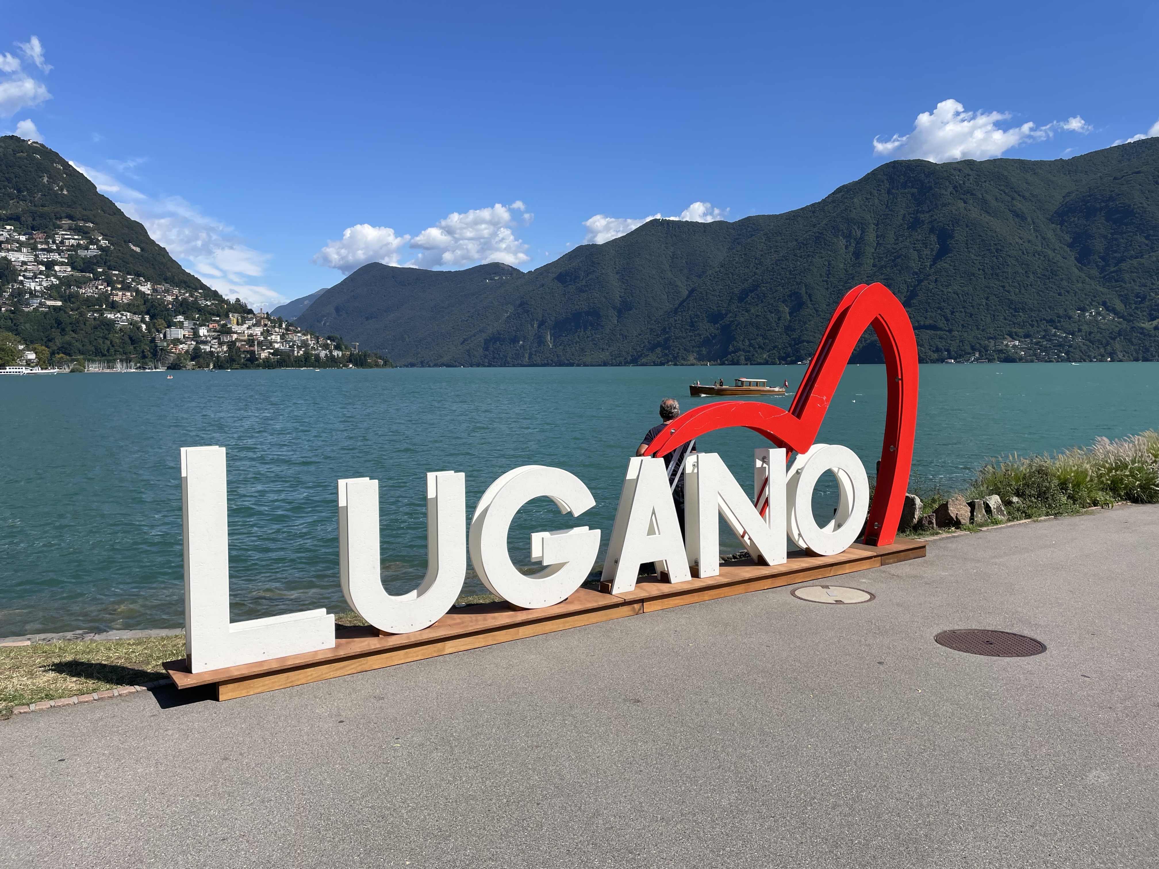 Lugano lakefront