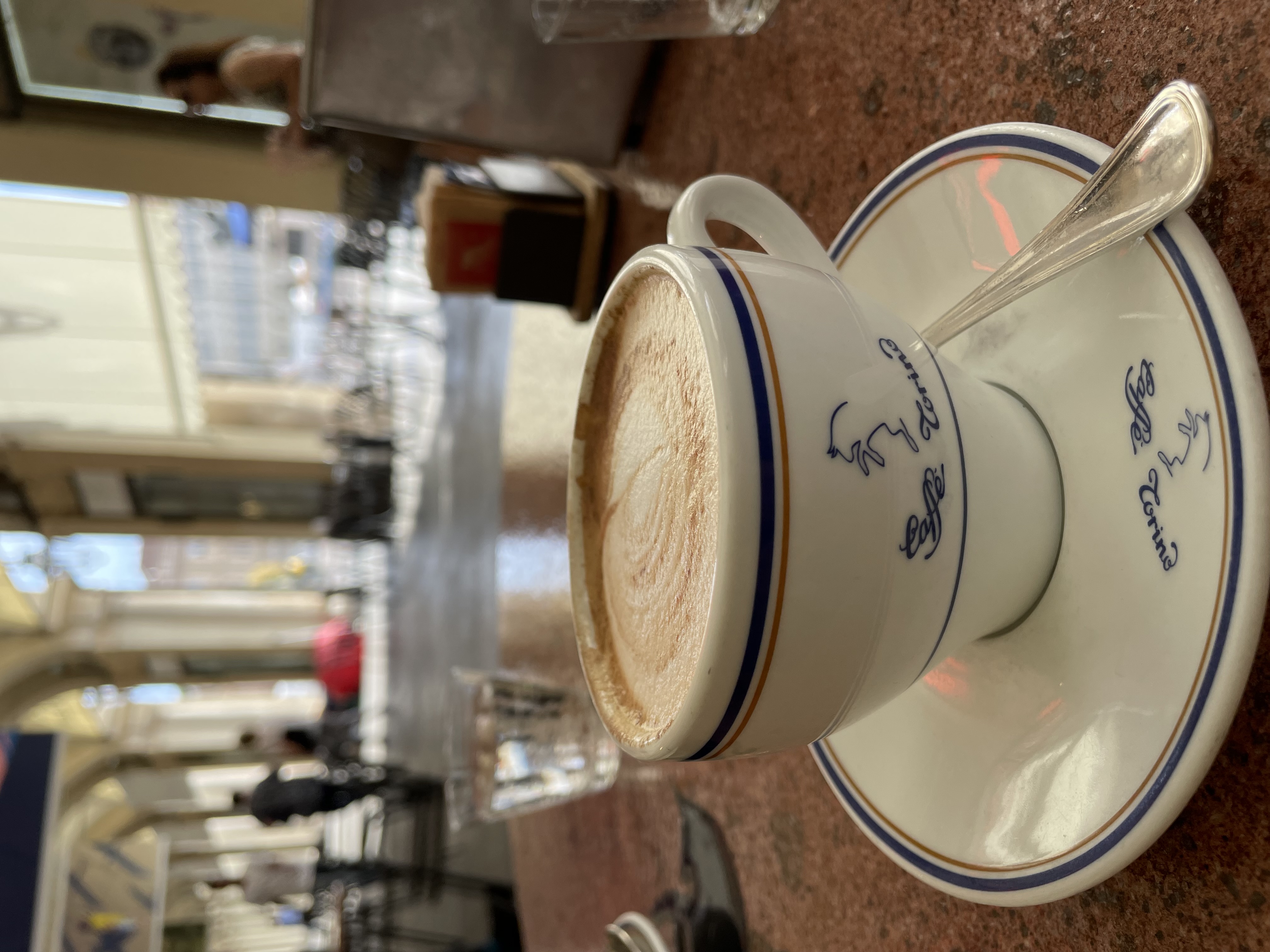 Caffè Torino under the arcades