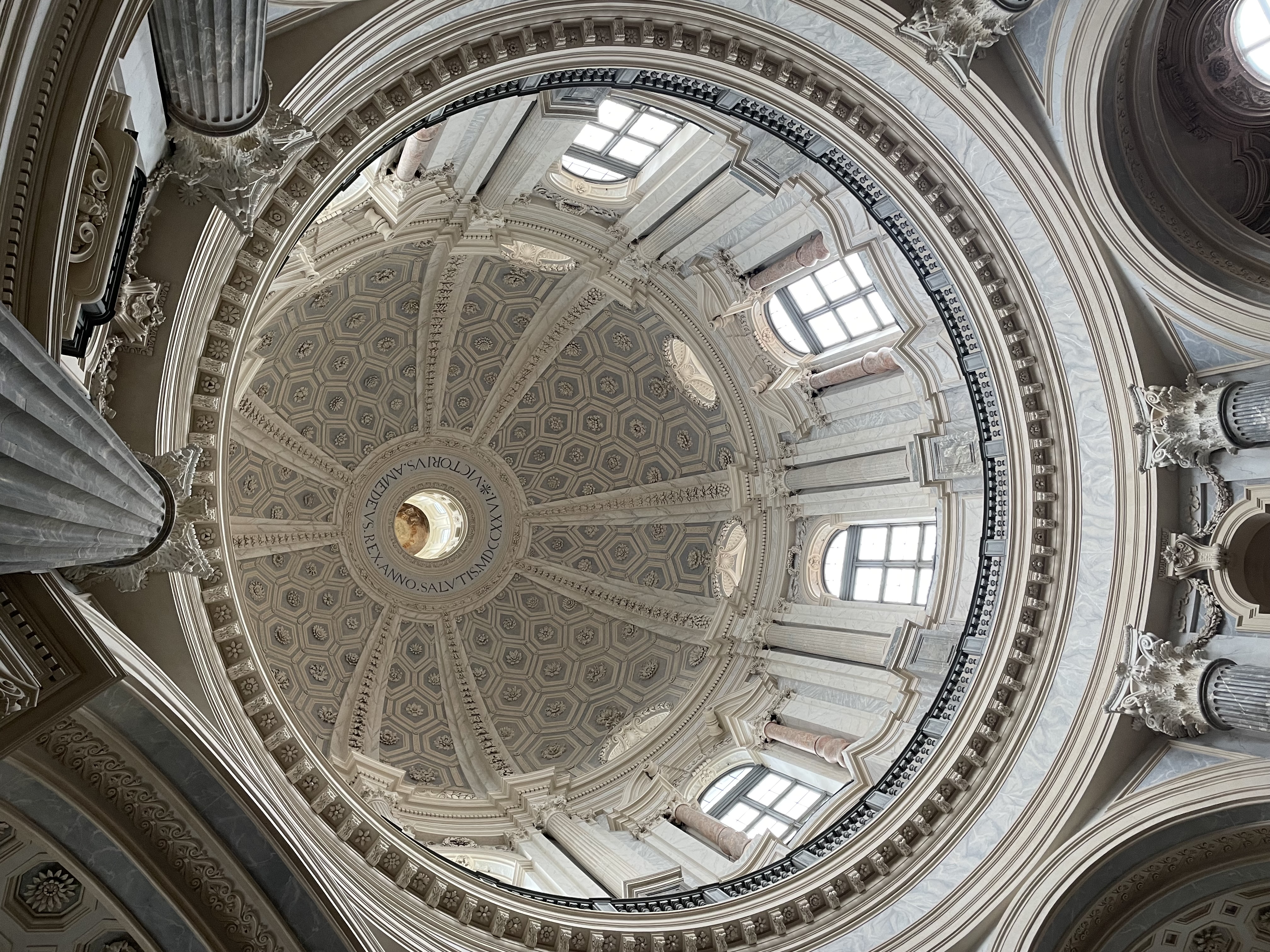 Turin baroque dome interior